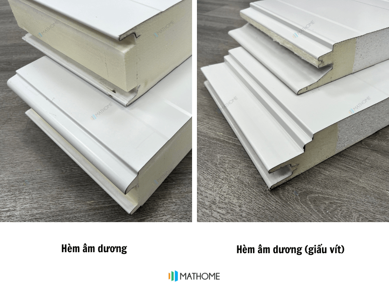 So Sánh 3 Loại Hèm Panel: Hèm Âm Dương, Hèm U Tăng Cứng Và Khóa Camlock ...