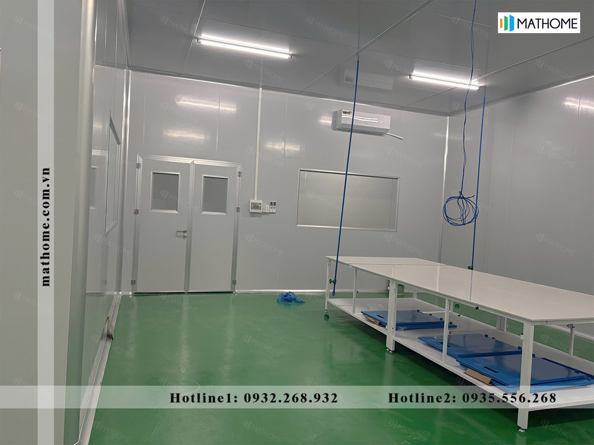 thi công phòng sạch Panel tại Hà Tĩnh