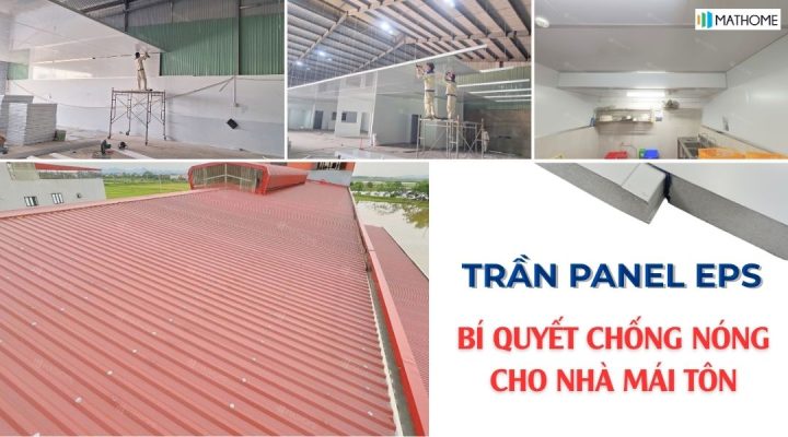 trần giảm nóng cho nhà mái tôn