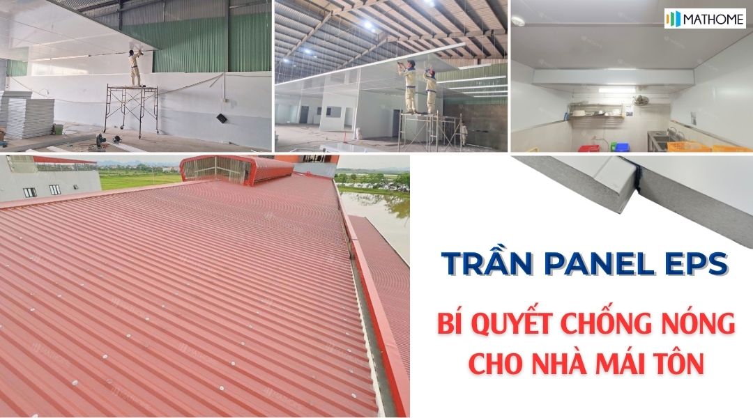 trần giảm nóng cho nhà mái tôn