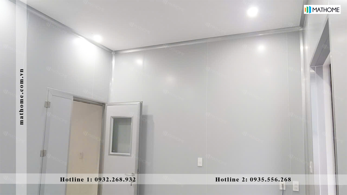 vách panel phòng lab