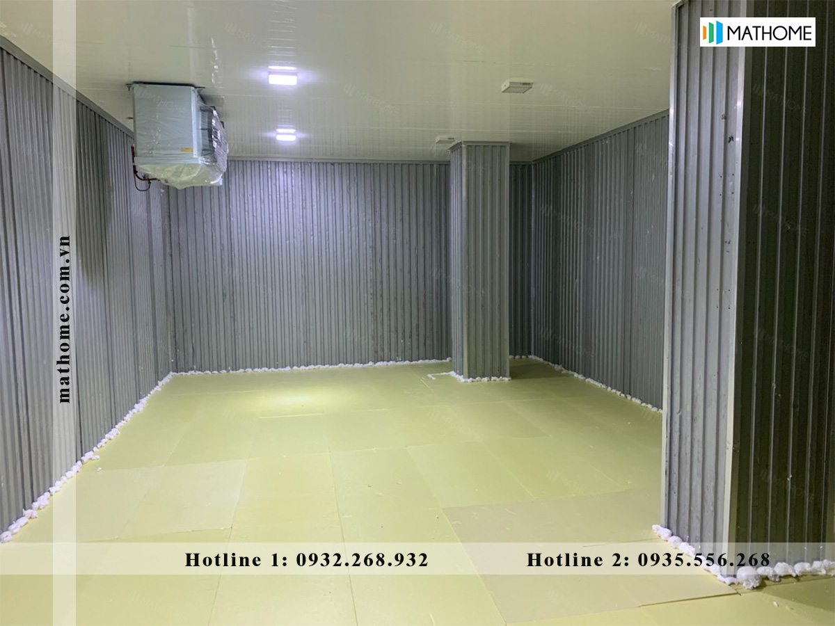 Xốp tôn nền kho lạnh Tây Ninh