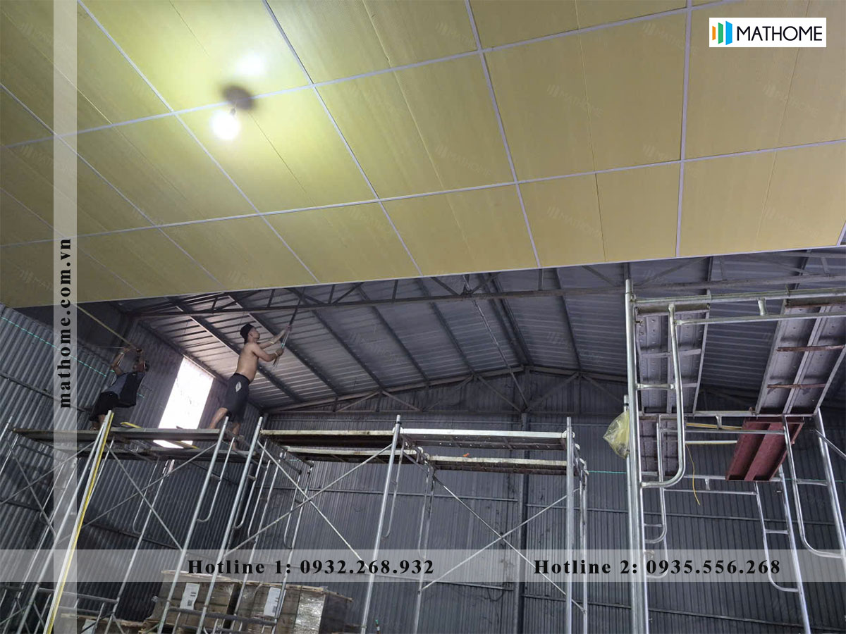 xốp XPS chống nóng kho hàng