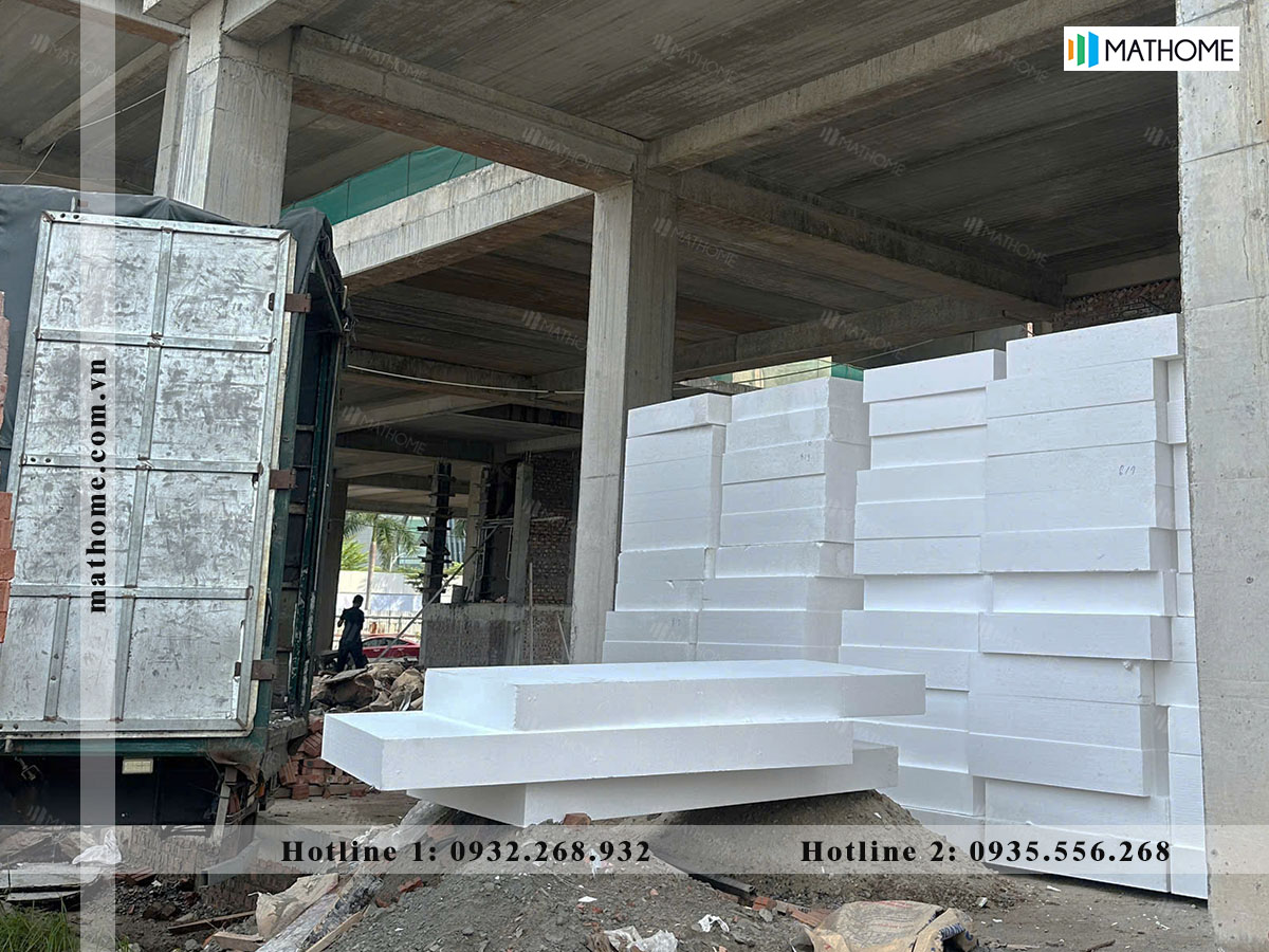 xốp tôn nền dày 20cm