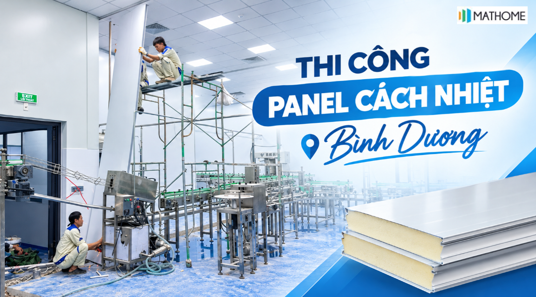 thi công panel cách nhiệt bình dương